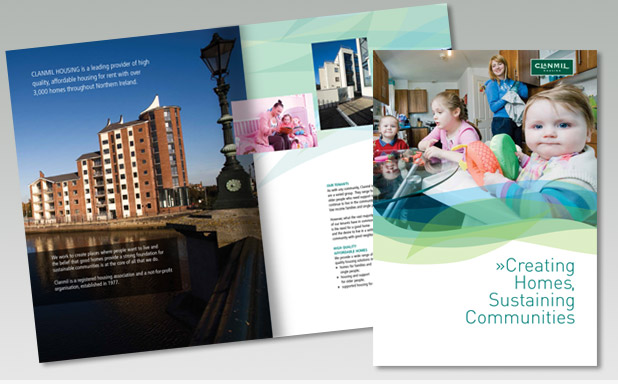 New brochure for Clanmil Housing.